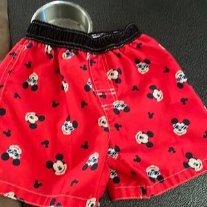 Mickey Mouse swim trunks